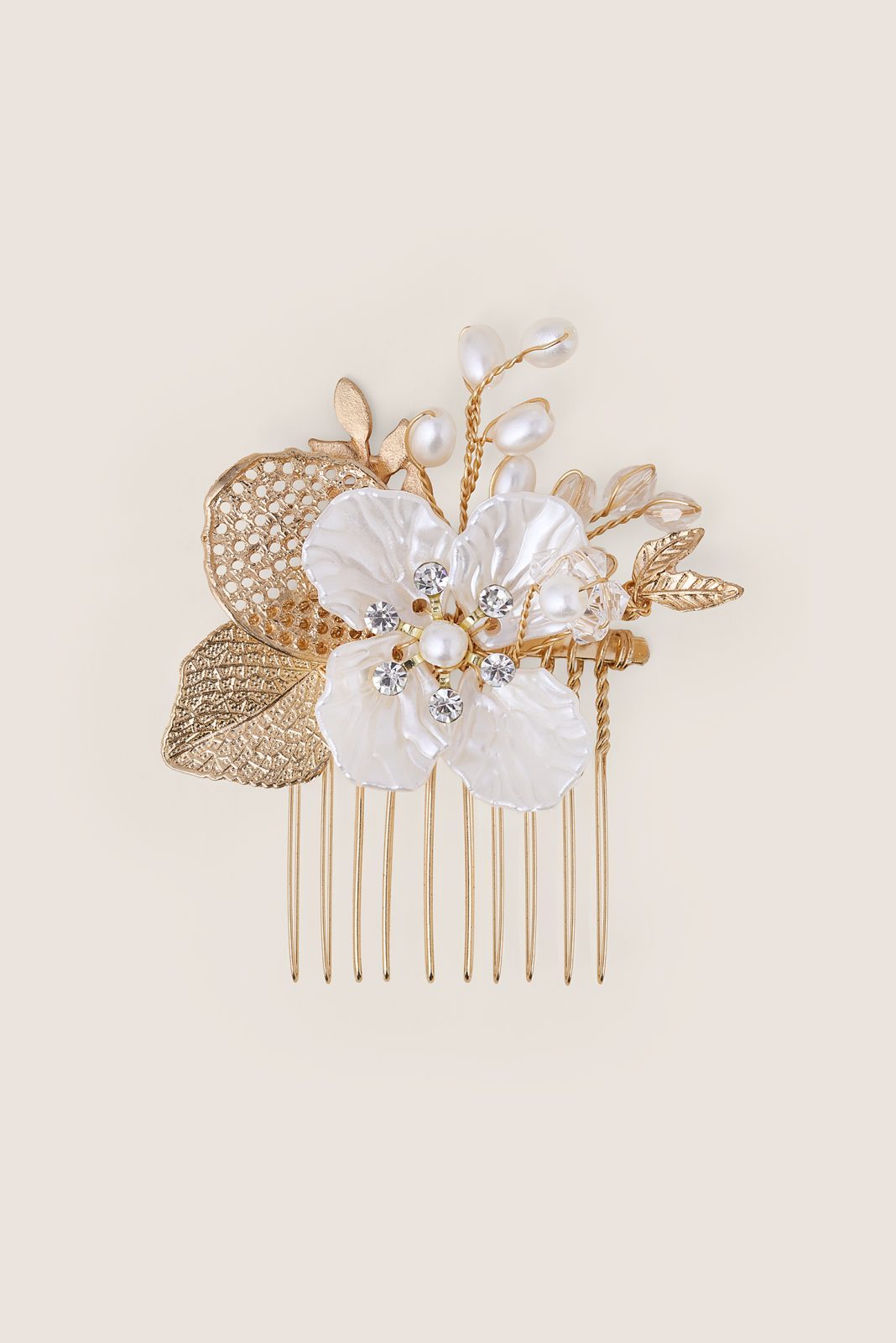 FLEUR GOLD HAARKAMM
